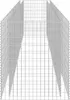 vidaXL Gabionen-Hochbeet Verzinkter Stahl 450×90×100 cm Produktbild-Vorschau 5