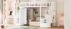 Hochbett 90x200 cm mit Kleiderschrank, Regalen & Produktbild-Vorschau 10