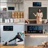 MODFU Nástěnné hodiny, digitální hodiny s podsvícením – Náhled obrázku produktu 4