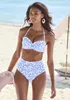 VIVANCE Bügel-Bandeau-Bikini-Top Leni himmelblau-weiß Größe Produktbild-Vorschau 2