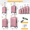 KESSER® 4tlg. Hartschalenkofferset Reisekofferset S-M-L-XL, Produktbild-Vorschau 2