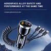 USB-Autotelefon-Ladeadapter mit einziehbarem Kabel, Produktbild-Vorschau 2