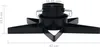 vidaXL Supporto per albero di Natale nero 47x47x13,5 cm Anteprima dell’immagine prodotto 3