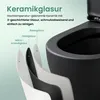 Mai & Mai Hänge WC schwarz matt mit Softclose Sitz  | Wand Produktbild-Vorschau 4