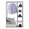 SONGMICS Stoffschrank schwarz mit Stange und Tür XL 175 x Produktbild-Vorschau 5