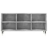 [Home] TV-Schrank Betongrau 103,5x30x50 cm Holzwerkstoff , Produktbild-Vorschau 4