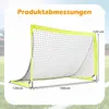 COSTWAY, lot de 2 petits buts de football pour enfants, Voir les images du produit 3