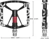 Jeu de pédales pour vélo Rockbros 37213071001 Alliage Voir les images du produit 6