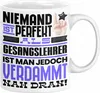 Gesangslehrer Geschenk Tasse Lustige Geschenkidee für Produktbild-Vorschau 1