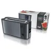 A toaster and its packaging are displayed against a white background. Anteprima dell’immagine prodotto
