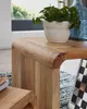FineBuy zestaw 2 stolików kawowych z litego drewna akacja 2 Podgląd zdjęcia produktu 6