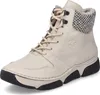 A single beige high-top sneaker boot is shown against a white background. Anteprima dell’immagine prodotto
