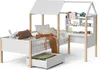 LVHOM Hausbett 90x200cm mit Schublade, Kinderbett mit Produktbild-Vorschau 9