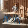 tectake® 2er-Set Gerüstbock aus Stahl-Vierkantrohr mit Produktbild-Vorschau 8