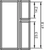 ORGA-BOX VII Design Besteckeinsatz schwarz 826 x 474 mm Produktbild-Vorschau 5