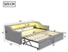 Flieks Polsterbett Schlafsofa 90x200cm/180x200cm, Tagesbett Produktbild-Vorschau 7