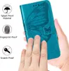 Google Pixel 7A Case, Butterfly Relief Flip Custodia in Anteprima dell’immagine prodotto 6