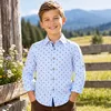 Isar-Trachten Kinder Trachtenhemd "Malte" Hirschdesign Produktbild-Vorschau 6