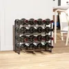 4-stufiges Weinregal, freistehendes Regal für 16 Produktbild-Vorschau 7