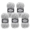 Strickgarn Strickwolle ALIZE SUPERLANA MAXI 208 hellgrau Produktbild-Vorschau