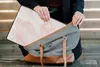 MuchoWow® Laptop Hülle 14 ZollMarmor - Weiß - Rosa - Produktbild-Vorschau 6
