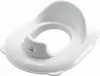 A white child's toilet seat is shown against a white background. Produktbild-Vorschau