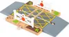 Bigjigs Rail Dřevěné autodráhy železniční přejezd s Náhled obrázku produktu 6