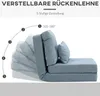 Bodensessel Klappmatratze Schlafmatte, 2-in-1-Design, Produktbild-Vorschau 4