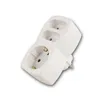Adapter gniazda 1x styk uziemiający / 2x Euro, McPower, Podgląd zdjęcia produktu 1
