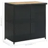 vidaXL 3-tlg. Bar-Set Poly Rattan Schwarz Produktbild-Vorschau 7