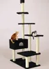 Cat Dream Kratzstamm Big House raumhoch schwarz, 120 x 75 Produktbild-Vorschau 1