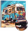 DEQORI Hybrid Leinwand Bild 50x50 cm 'Wüstenroadtrip' Produktbild-Vorschau 1