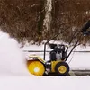 TEXAS Kehrmaschine Benzin mit Schneeschild Schneefräse Produktbild-Vorschau 6