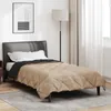 vidaXL Couette quatre saisons noire et taupe 155 x 220 cm Voir les images du produit 4