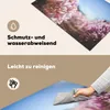 KitchenYeah© Herdabdeckplatte Rosa Blumen aus der Umgebung Produktbild-Vorschau 2