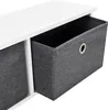 Wandgarderobe Horsens 100x20x30cm mit 3 Aufbewahrungsboxen Produktbild-Vorschau 5