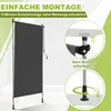 UISEBRT Klemmmarkise 100 × 310 cm Vertikalmarkise Produktbild-Vorschau 3