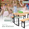 holz4home® Bierzeltgarnitur für Kinder 3-teilig aus Holz I Produktbild-Vorschau 3
