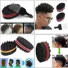 4 Stück Twist Sponge Afro Kamm Magic Curl Sponge HaarbüRste Produktbild-Vorschau 4