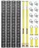 VEVOR E Track Zurrschienen-Kit, 18PCS 5' E-Schienen-Set Produktbild-Vorschau 1
