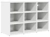 vidaXL Szafka na buty z półką Biała 77,5 x 30 x 51 cm Podgląd zdjęcia produktu 1