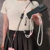 Handykette mit Glitzerperlen, bunte Handy Halskette, Produktbild-Vorschau 6