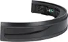 A black curved bumper assembly for a robot vacuum cleaner, showing internal electronic components. Produktbild-Vorschau