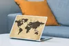 MuchoWow® Laptop Aufkleber Sticker Cover Weltkarte - Sepia Produktbild-Vorschau 4