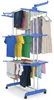 Grand séchoir à linge vertical à 3 niveaux, pliable et Voir les images du produit 1