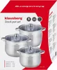 Sada 3 Velkých Hrnců Klausberg 10/13/16L Kb-7178 Náhled obrázku produktu 2