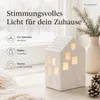 Teelichthalter Windlicht  Porzellan Lichtstübchen Produktbild-Vorschau 2