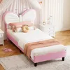 INONEFT Kinderbetten 90x200 cm, Prinzessinbett mit Produktbild-Vorschau 5