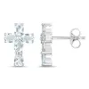Vira Jewels Ohrringe 925/- Sterling Silber 1,4 cm weiß Produktbild-Vorschau 2