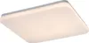 A close-up, angled view of a white, rectangular LED ceiling light with a gray trim. Produktbild-Vorschau